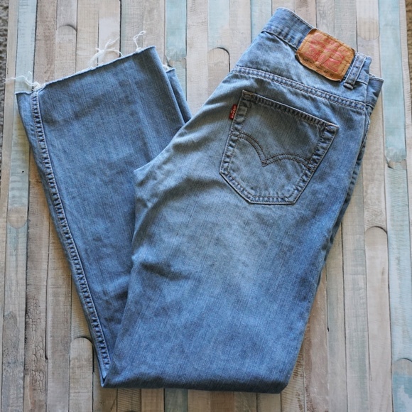 Levi's Pants - Levi's 505 Straight Cropped High Raise Jeans W 27